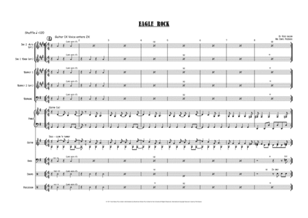 Eagle Rock Vocal With Small Band 3 5 Horns Key Of G Sheet Music