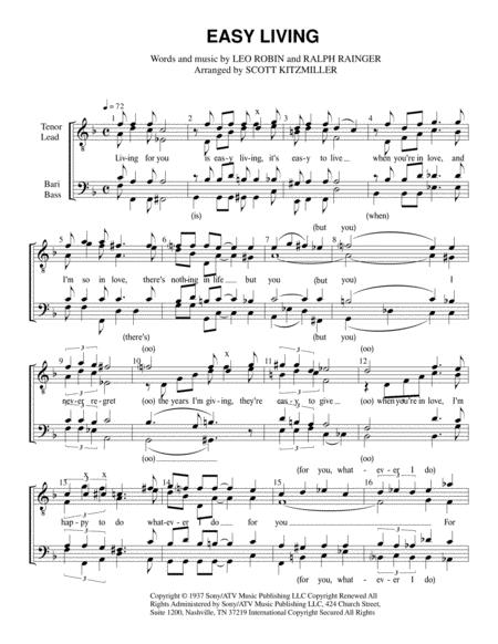 Easy Living Sheet Music