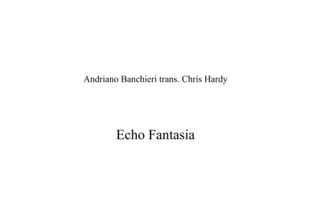 Echo Fantasia Sheet Music