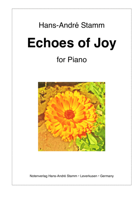 Free Sheet Music Echoes Of Joy For Piano