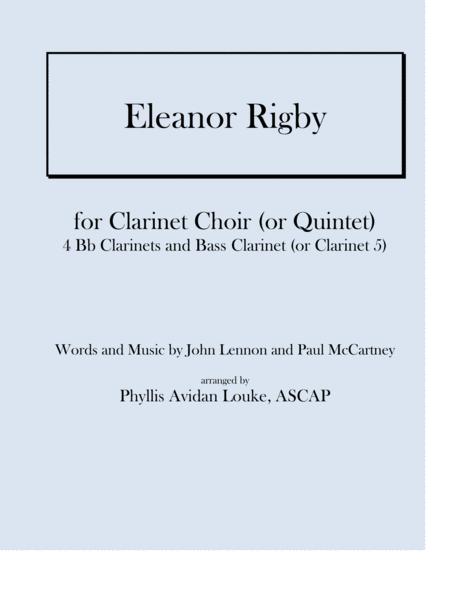 Eleanor Rigby For Clarinet Choir Sheet Music