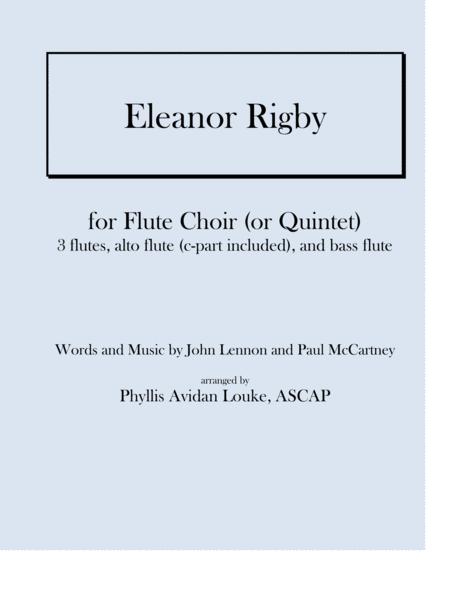 Free Sheet Music Eleanor Rigby For Flute Choir