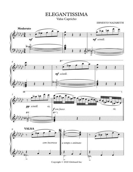 Elegantissima Sheet Music