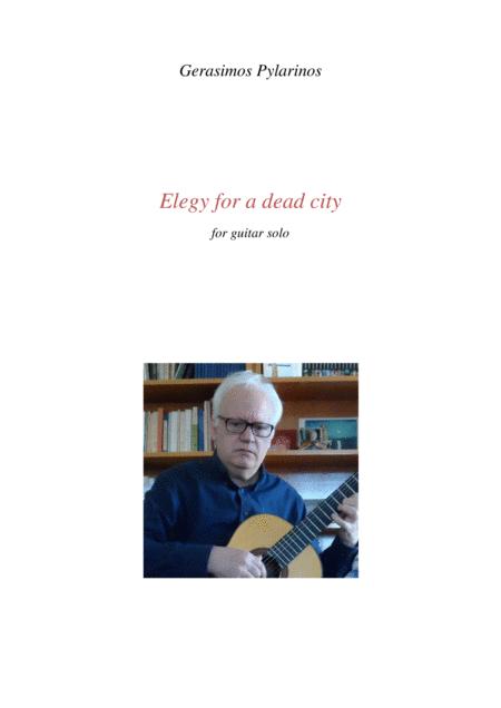 Free Sheet Music Elegy For A Dead City For Guitar Solo