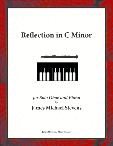 Elegy In C Minor Reflective Oboe Piano Sheet Music