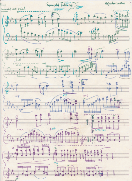 Emerald Falcons Sheet Music