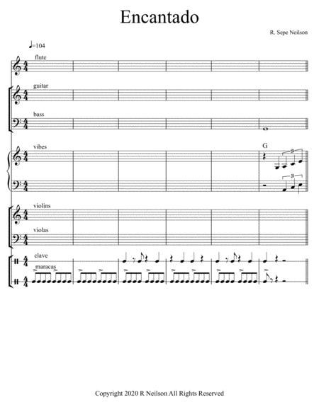 Free Sheet Music Encantado Enchanted