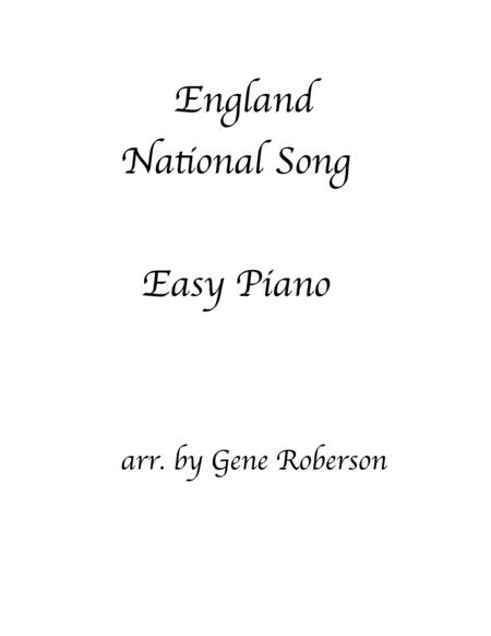 England National Song Sheet Music