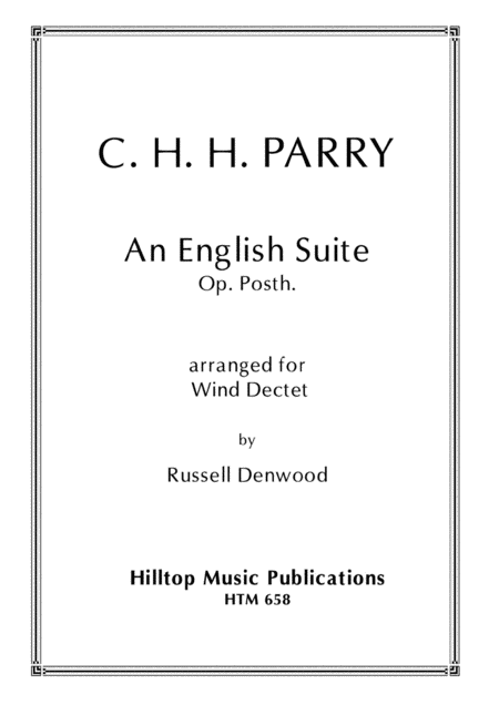 Free Sheet Music English Suite Arr Wind Dectet