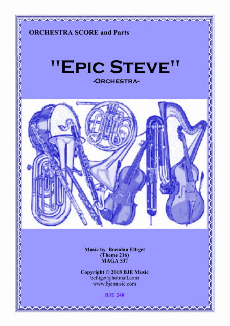 Epic Steve Orchestra Sheet Music