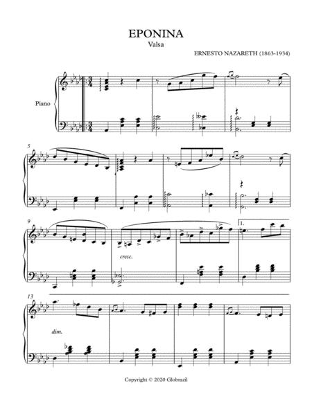 Free Sheet Music Eponina