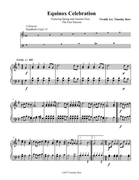 Equinox Celebration Sheet Music