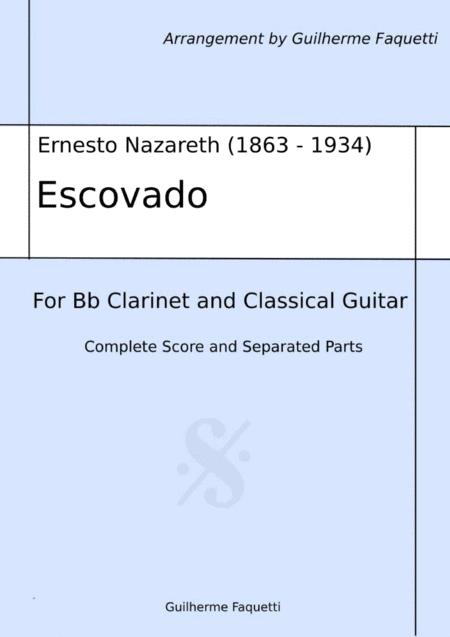 Free Sheet Music Ernesto Nazareth Escovado Arrangement For Bb Clarinet And Classical Guitar