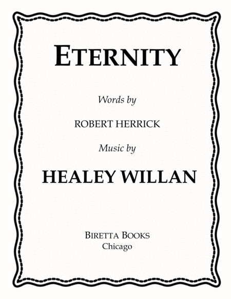 Free Sheet Music Eternity