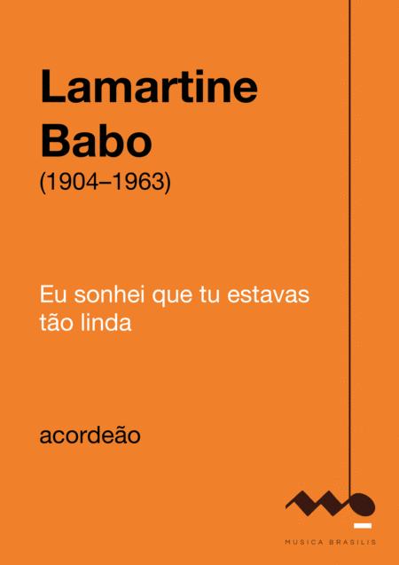 Eu Sonhei Que Tu Estavas To Linda Sheet Music