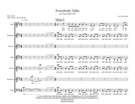 Everybody Talks Sheet Music