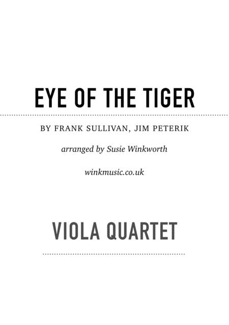 Eye Of The Tiger From Rocky Sheet Music