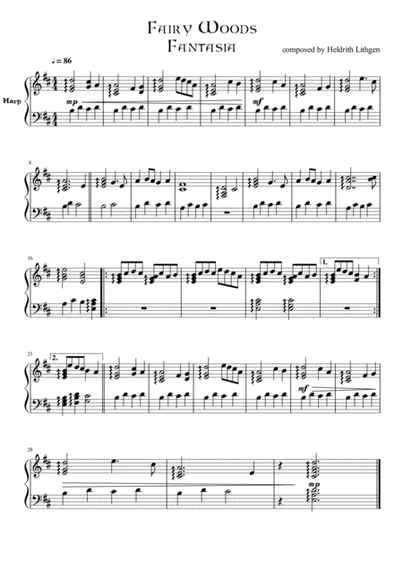 Fairy Woods Fantasia Sheet Music