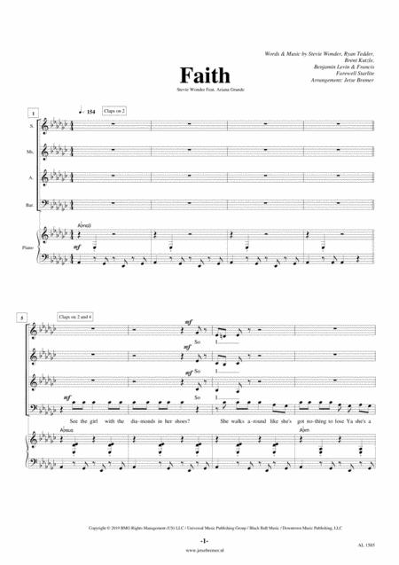 Faith Saabar Piano Sheet Music