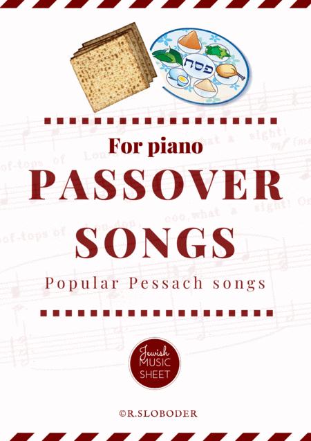 Famous Passover Songs For Piano Pesach Seder Sheet Music