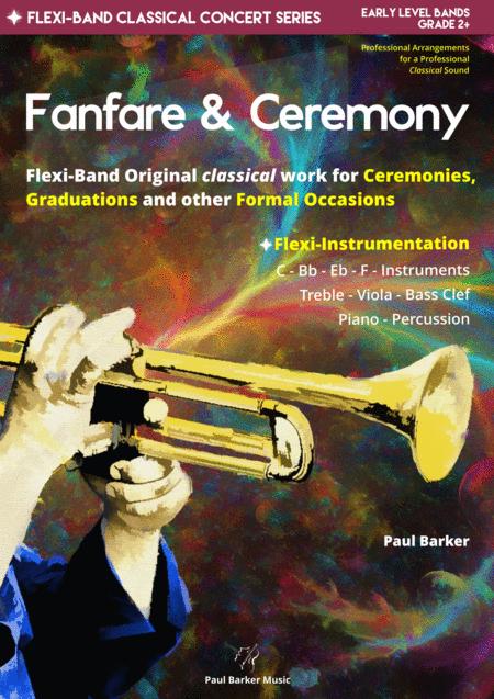 Free Sheet Music Fanfare Ceremony Flexi Band Score Parts