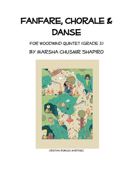 Fanfare Chorale Danse For Woodwind Quintet Sheet Music