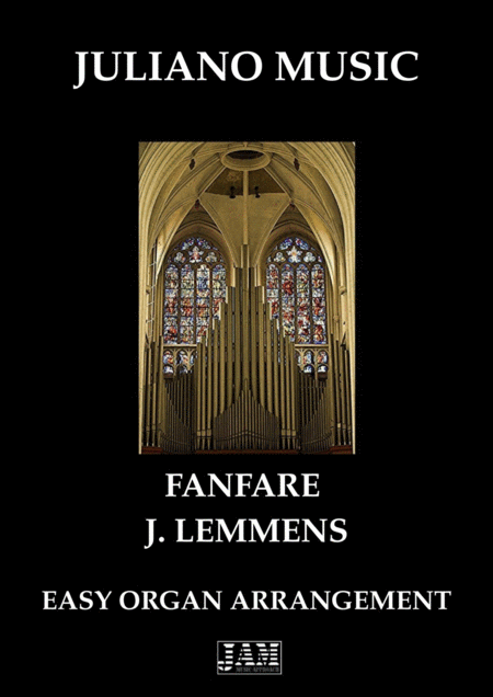 Fanfare Easy Organ C Version J Lemmens Sheet Music