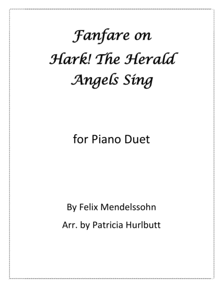 Fanfare On Hark The Herald Angels Sing Sheet Music