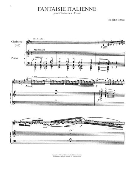 Free Sheet Music Fantaisie Italienne