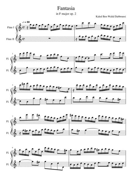 Fantasia In F Major Op 2 Sheet Music