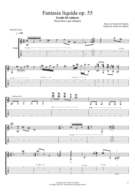 Free Sheet Music Fantasia Liquida Op 55