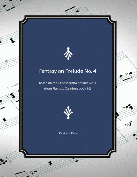 Fantasy On Chopin Prelude No 4 Piano Solo Sheet Music