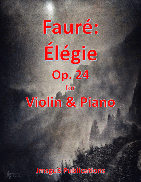 Free Sheet Music Faur Lgie Op 24 For Violin Piano
