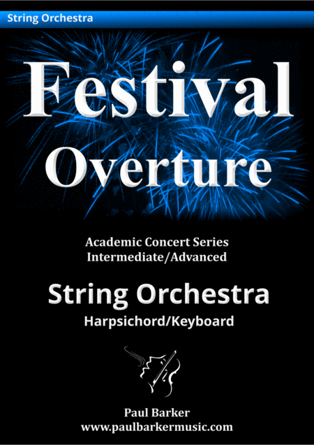 Festival Overture Score Parts Sheet Music