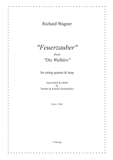 Free Sheet Music Feuerzauber From Die Walkre