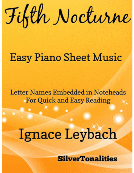 Fifth Nocturne Opus 52 Number 5 Easy Piano Sheet Music Sheet Music