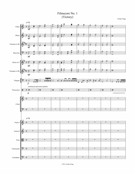 Filmscore No 1 Victory Sheet Music