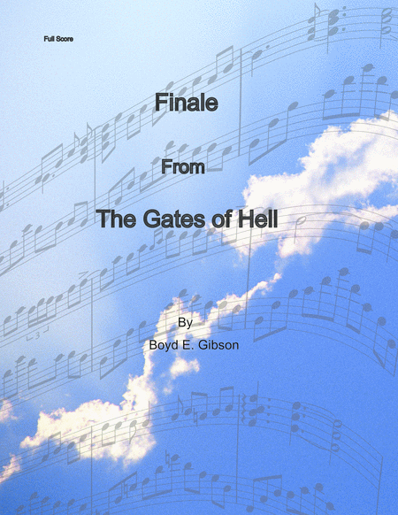 Free Sheet Music Finale From The Gates Of Hell