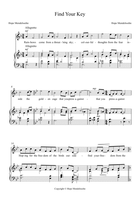 Find Your Key Sheet Music