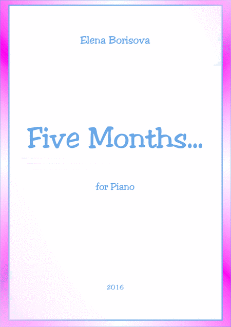 Free Sheet Music Five Months