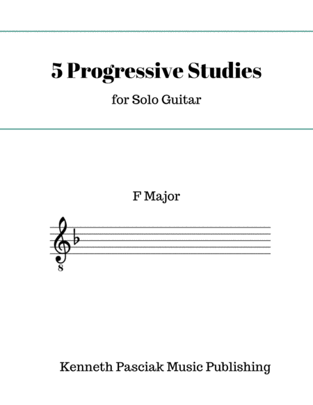 Free Sheet Music Five Progressive Studies In F Major