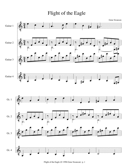 Flight Of The Eagle Sheet Music