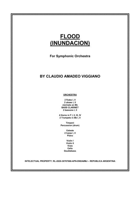 Free Sheet Music Flood Inundacion