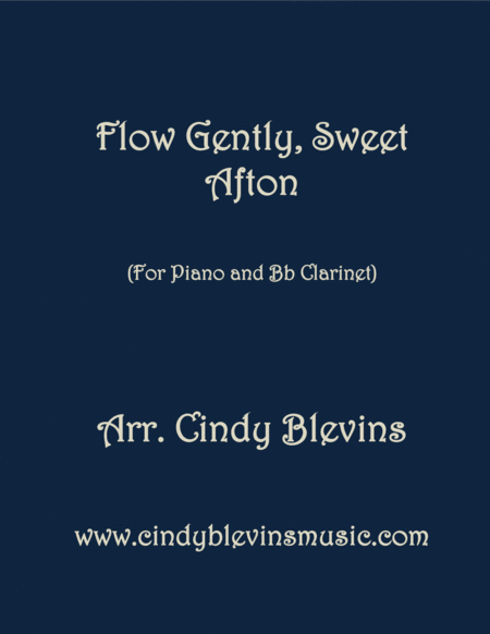 Free Sheet Music Flow Gently Sweet Afton Arranged For Piano And Clarinet