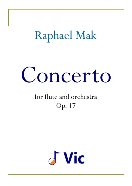 Flute Concerto Op 17 Sheet Music