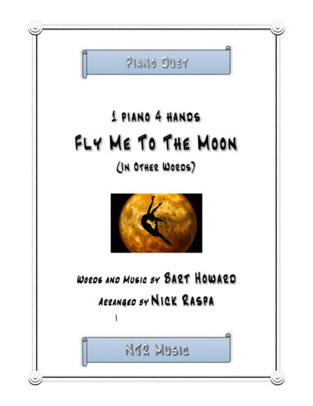 Fly Me To The Moon In Other Words 1 Piano 4 Hands Intermediate Sheet Music