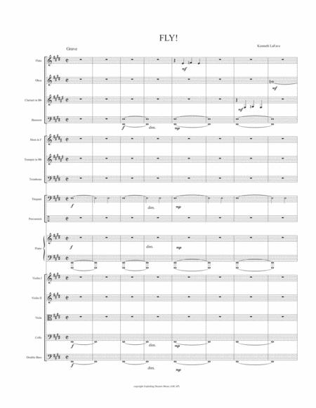 Fly Overture For Orchestra Sheet Music