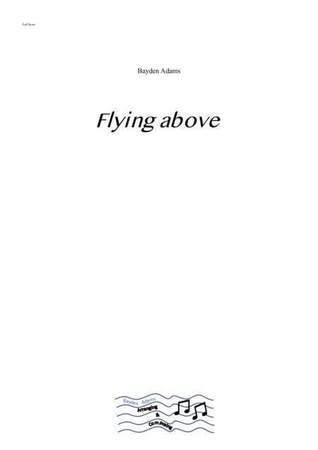 Free Sheet Music Flying Above