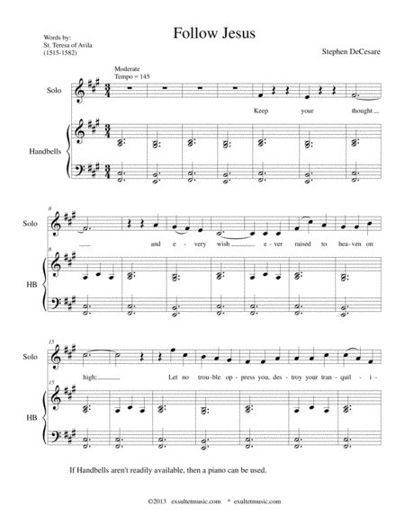 Follow Jesus Sheet Music