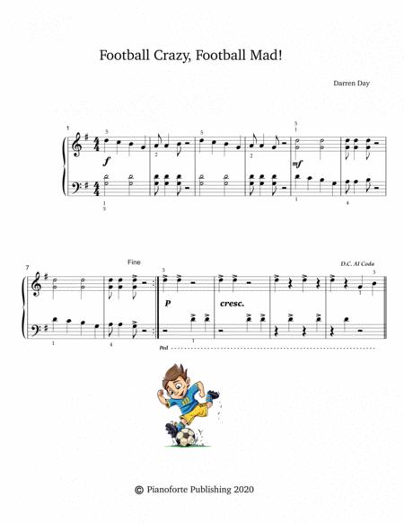 Football Crazy Football Mad Sheet Music